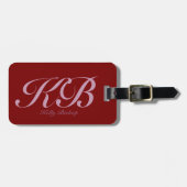 Reisaccessoire bagtag bagagelabel (Voorkant horizontaal)