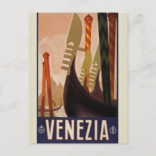 Reisadvertentie van Venetië Europa Toerisme Briefkaart