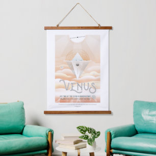 Reisadvertentie voor Sciencefiction, Planeet Venus Hangend Wandkleed