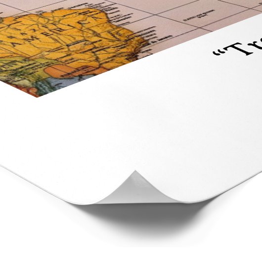 REISAFFICHE POSTER (Hoek)