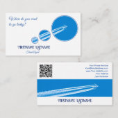 Reisagent dreamy sky sailing marina sunset visitekaartje (Voorkant / Achterkant)