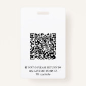 Reisagent ID Blue Ocean Beach Medewerker Badge (Achterkant)