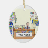 Reisagent - Mannelijk Keramisch Ornament (Rechts)