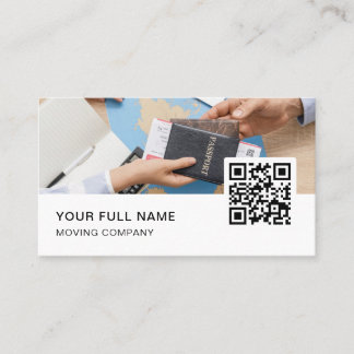 Reisagent QR Code Logo Social Media Visitekaartje