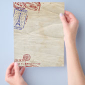 Reisagent / Reisagentschap Flyer (Hand)