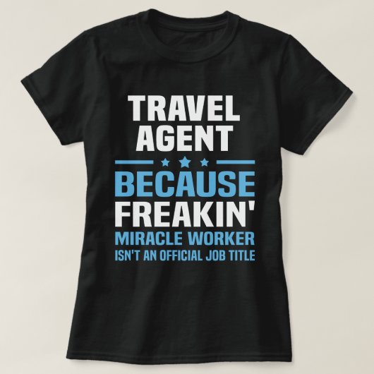 Reisagent T-shirt (Design voorkant)