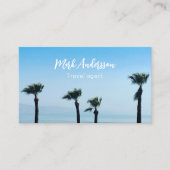 Reisagent vakantie visitekaartje (Voorkant)