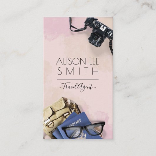 Reisagent Visitekaartje (Voorkant)