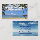 Reisagent Visitekaartje (Voorkant / Achterkant)