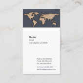 Reisagent Visitekaartje (Achterkant)