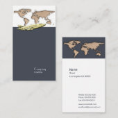 Reisagent Visitekaartje (Voorkant / Achterkant)