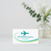 Reisagent Visitekaartje (Staand voorkant)