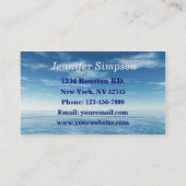 Reisagent Visitekaartje (Achterkant)