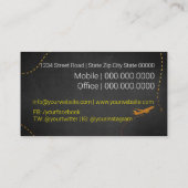 Reisagent Visitekaartje (Achterkant)