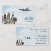 Reisagent Visitekaartje (Voorkant / Achterkant)