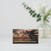 Reisagent Visitekaartje (Staand voorkant)