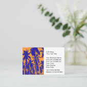 Reisagenten Visitekaartje (Staand voorkant)