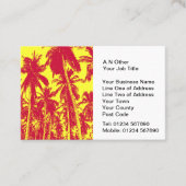 Reisagenten Visitekaartje (Voorkant)