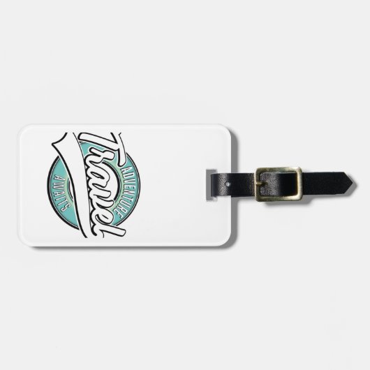 Reisavontuur wacht op  logo bagagelabel (Voorkant horizontaal)