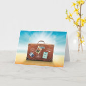 Reisbagage, Italia sticker Kaart (Gele Bloem)