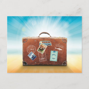 Reisbagage, poster Italia, Briefkaart