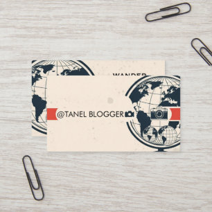 Reisbloggerkaart Visitekaartje