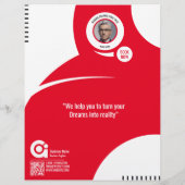 Reisbureau Flyer Red Sjabloon (Achterkant)