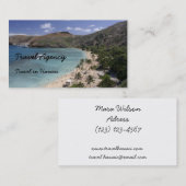 Reisbureau Hawaii Visitekaartje (Voorkant / Achterkant)