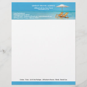 reisbureau Letterhead Persoonlijk Briefhoofd