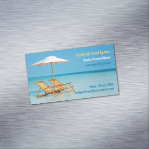 Reisbureau Magnetisch Visitekaartje