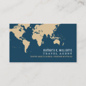 Reisbureau Modern Visitekaartje (Voorkant)