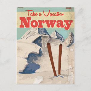 reisbureau Noorwegen Briefkaart