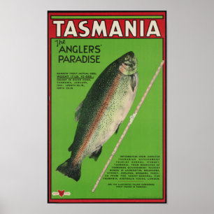  reisbureau Tasmania Poster