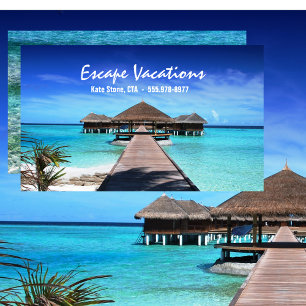Reisbureau, Tropische Vakantie, wereldwijd Visitekaartje