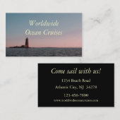 Reisbureau Visitekaartje (Voorkant / Achterkant)