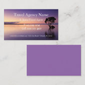 Reisbureau Visitekaartje (Voorkant / Achterkant)