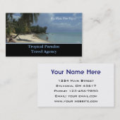 Reisbureau Visitekaartje (Voorkant / Achterkant)