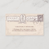 Reisbureau Visitekaartje (Achterkant)