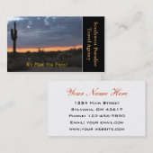 Reisbureau Visitekaartje (Voorkant / Achterkant)