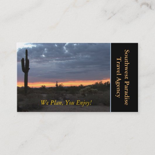 Reisbureau Visitekaartje (Voorkant)