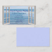 Reisbureau Visitekaartje (Voorkant / Achterkant)