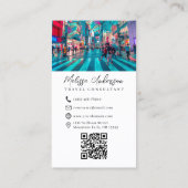 Reisconsulent Foto QR Code Visitekaartje (Achterkant)