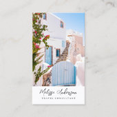 Reisconsulent Foto QR Code Visitekaartje (Voorkant)