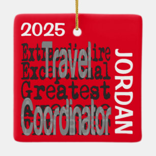 Reiscoördinator Keramisch Ornament