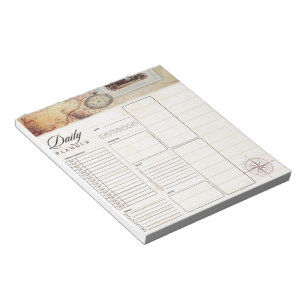 Reisdag planner notitieblok