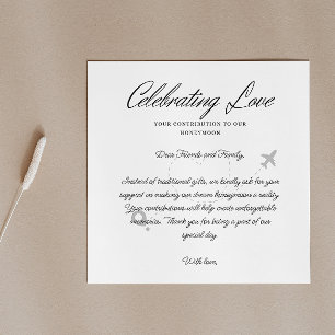 Reisfonds Aanvraag QR Code Honeymoon Fund Informatiekaartje