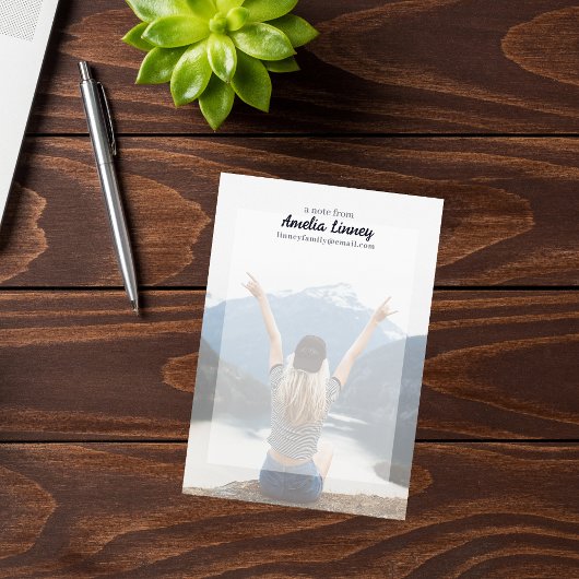 Reisfoto gepersonaliseerd Notitieblok Post-it® Notes