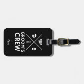 Reisgenoten van de Bruidegom Bruidsjonkers Honeymo Bagagelabel (Voorkant horizontaal)