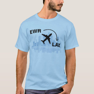 Reishemd naar Los Angeles Californië T-shirt