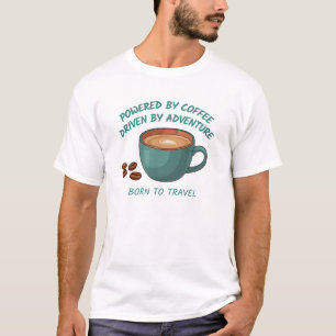 Reishemd voor koffie-avontuur t-shirt